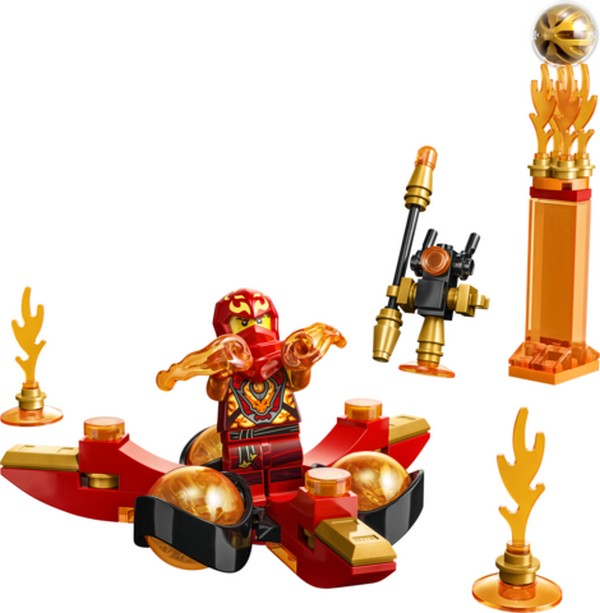 LEGO Ninjago 71777 Kai sárkányerő Spinjitzu átfordulása