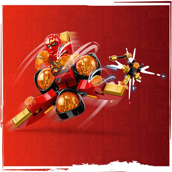 LEGO Ninjago 71777 Kai sárkányerő Spinjitzu átfordulása