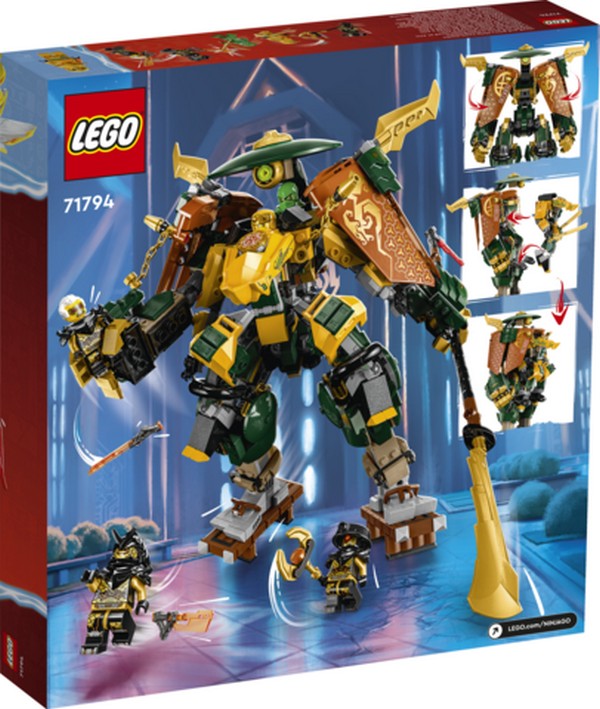 LEGO Ninjago 71794 Lloyd és Arin nindzsacsapatának robotjai