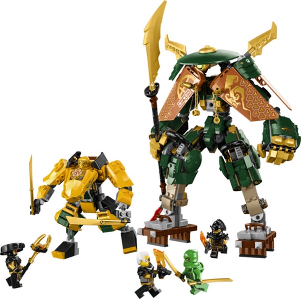 LEGO Ninjago 71794 Lloyd és Arin nindzsacsapatának robotjai