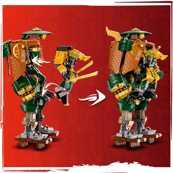 LEGO Ninjago 71794 Lloyd és Arin nindzsacsapatának robotjai