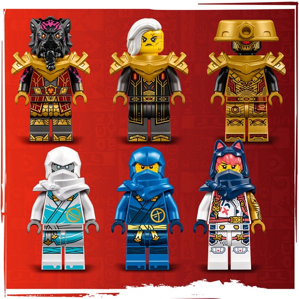 LEGO Ninjago 71796 Elemi sárkányok vs. A császárnő robotja
