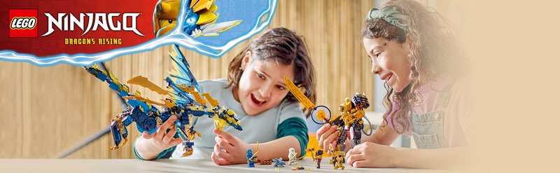 LEGO Ninjago 71796 Elemi sárkányok vs. A császárnő robotja