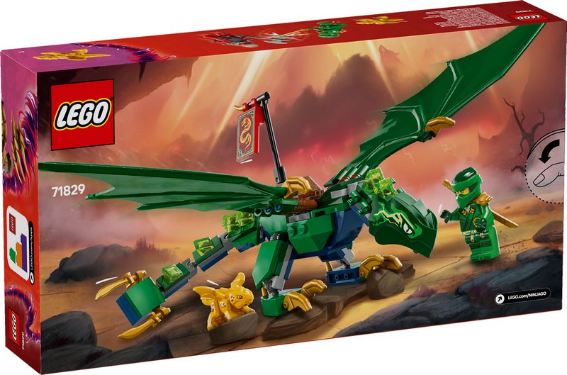 LEGO Ninjago 71829 Lloyd zöld, erdei sárkánya