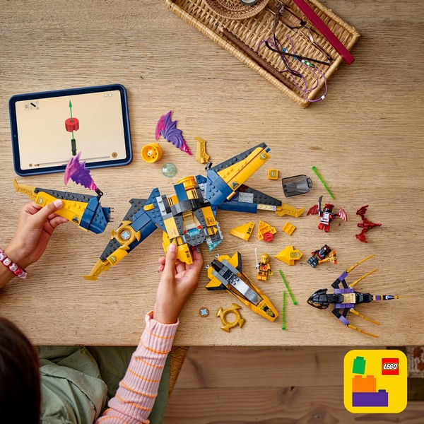 LEGO Ninjago 71833 Ras És Arin Szuper Viharrepülője