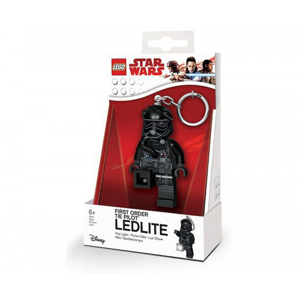 LEGO SW Tie Vadász pilóta világító kulcstartó