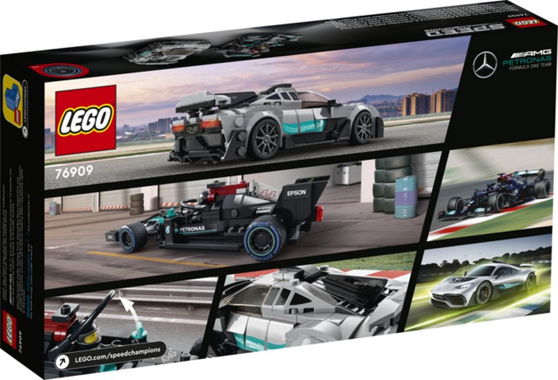 LEGO Speed Champions 76909 Mercedes-AMG F1 W12 E Performance &amp; Mercedes-AMG Project One