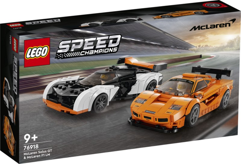 LEGO Speed Champions 76918 McLaren Solus GT &amp; McLaren F1 LM