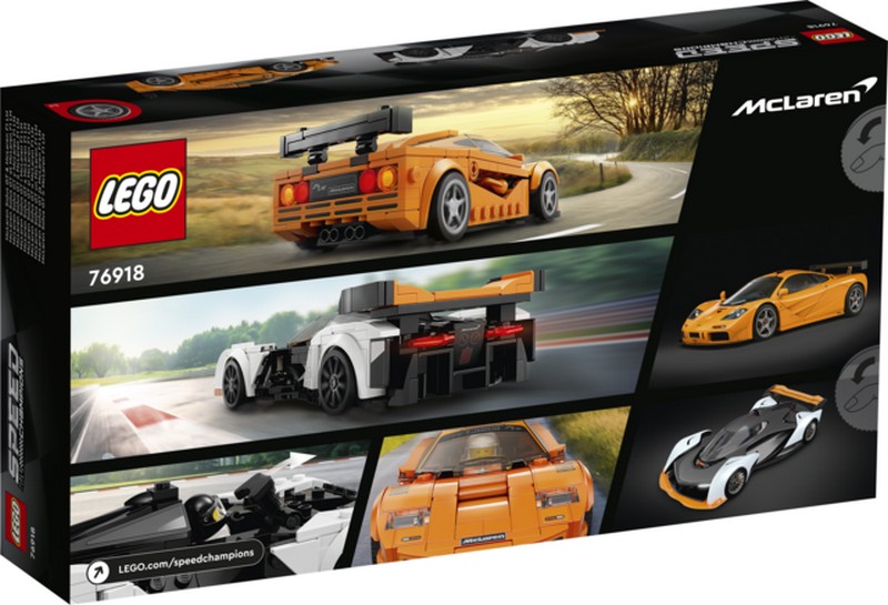 LEGO Speed Champions 76918 McLaren Solus GT &amp; McLaren F1 LM