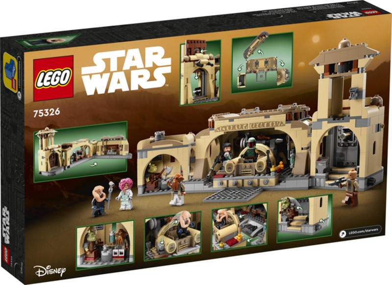 LEGO Star Wars 75326 Boba Fett trónterme