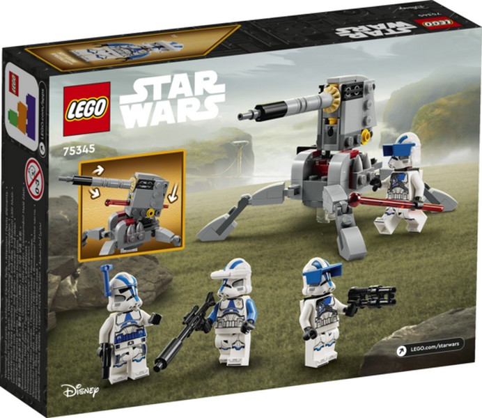 LEGO Star Wars 75345 501. klónkatonák™ harci csomag
