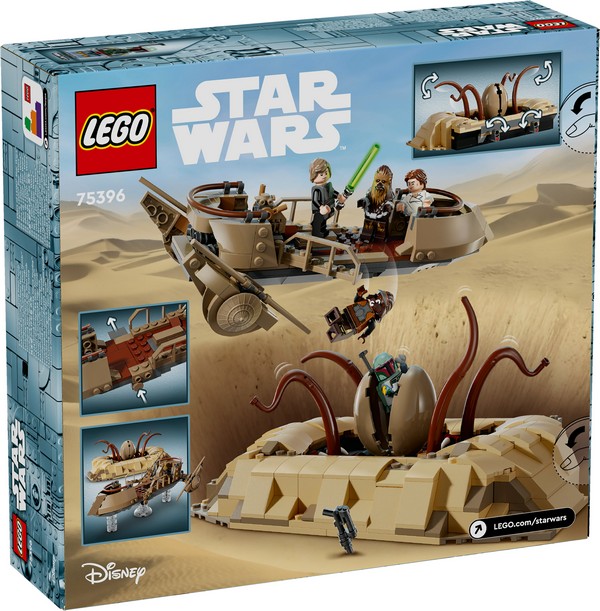 LEGO Star Wars 75396 Sivatagi sikló és a sarlacc ürege