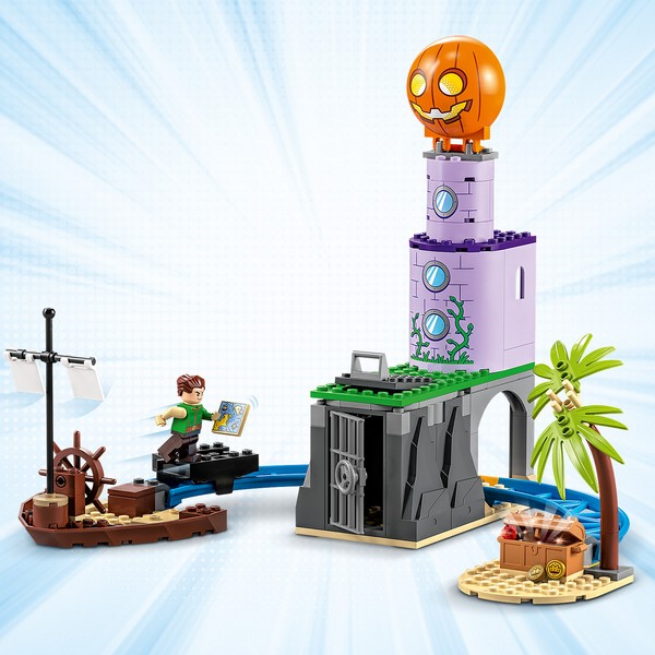 LEGO Super Heroes 10790 Pókcsapat a Zöld Manó világítótornyánál