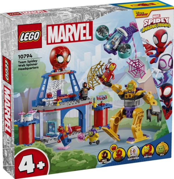 LEGO Super Heroes 10794 A Pókcsapat Hálóvető Főhadiszállása