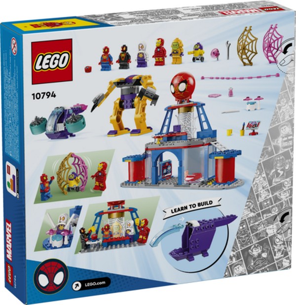 LEGO Super Heroes 10794 A Pókcsapat Hálóvető Főhadiszállása