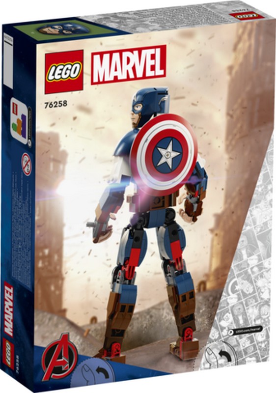 LEGO Super Heroes 76258 Amerika Kapitány építőfigura