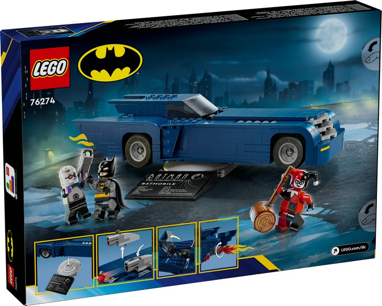LEGO Super Heroes 76274 Batman™ és a Batmobile™ vs. Harley Quinn™ és Mr. Fr