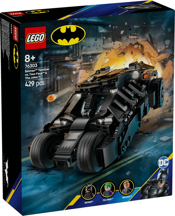 LEGO Super Heroes 76303 Batman Tumbler Vs. Kétarc És Joker
