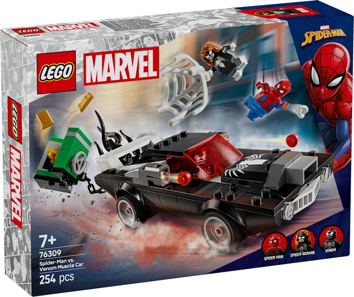 LEGO Super Heroes 76309 Pókember Vs. Venom Sportautója