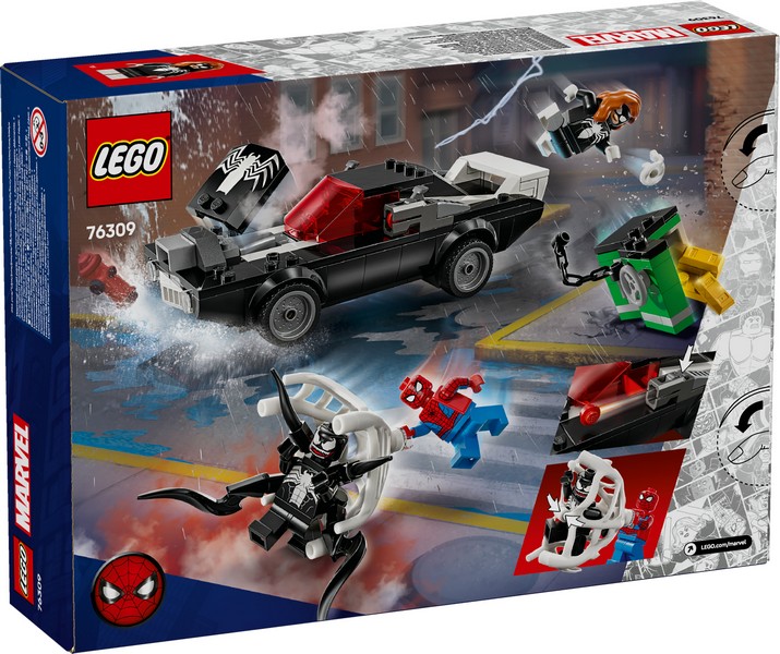 LEGO Super Heroes 76309 Pókember Vs. Venom Sportautója