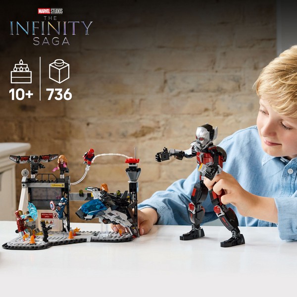 LEGO Super Heroes 76314 Amerika Kapitány: Polgárháború Csatajelenet