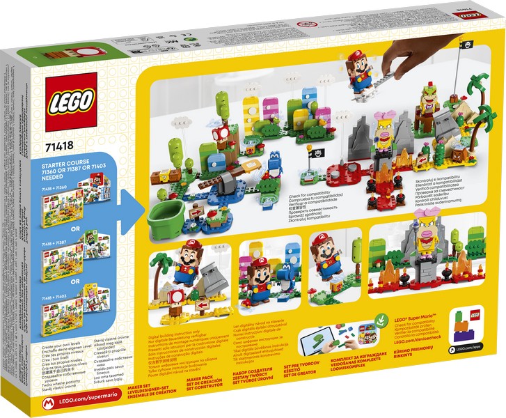 LEGO Super Mario 71418 Kreatív építés készítő szett
