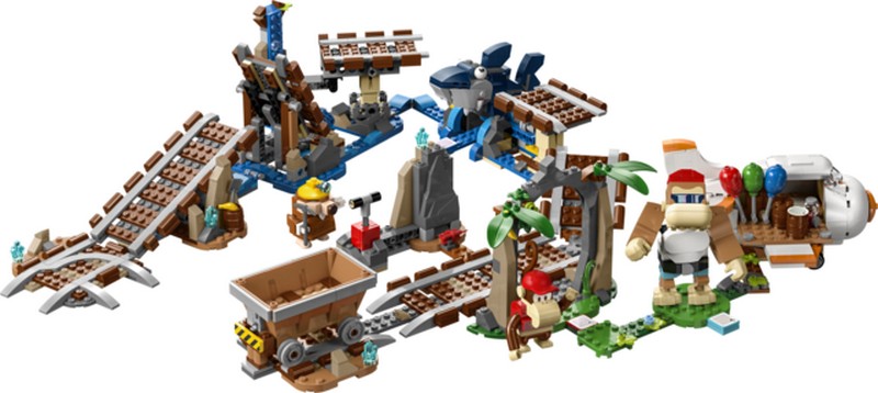 LEGO Super Mario 71425 Diddy Kong utazása a bányacsillében kiegészítő szett