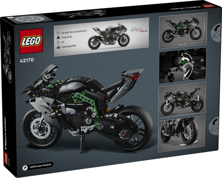 LEGO Technic 42170 Kawasaki Ninja H2R Motorkerékpár