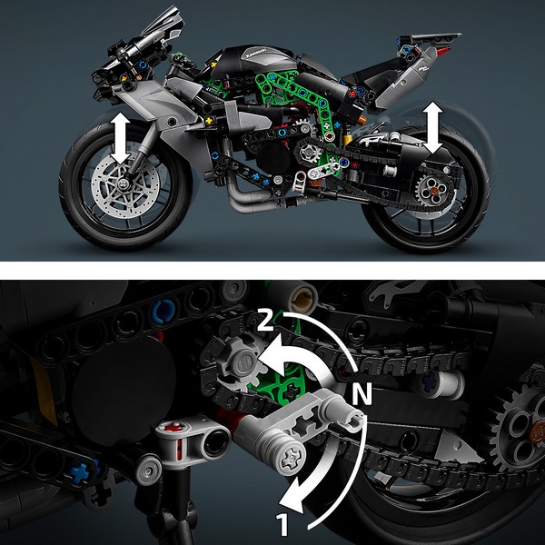 LEGO Technic 42170 Kawasaki Ninja H2R Motorkerékpár