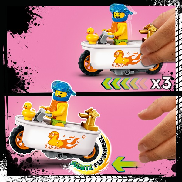 Lego City 60333 Fürdőkádas kaszkadőr motorkerékpár