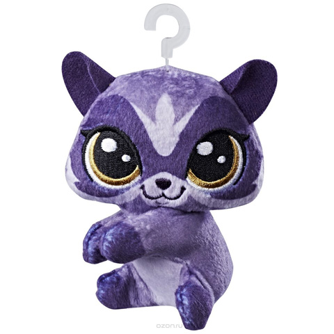 Littlest Pet Shop Mini Plüss Scoot Racoonerson