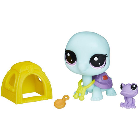 Littlest Pet Shop kisállat csomag teknős