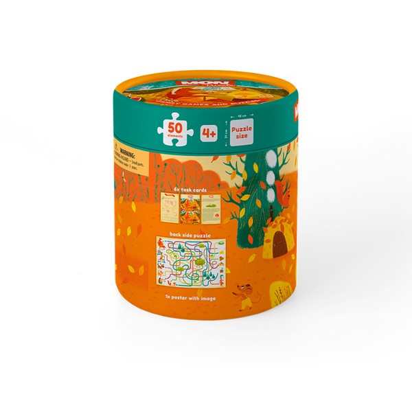MON Puzzle 2 az 1-ben játék - Figyeld meg! Állatok és évszakok