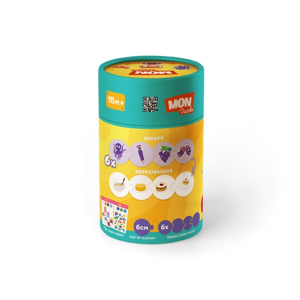 MON Puzzle 2 az 1-ben játék - Színes szórakozás