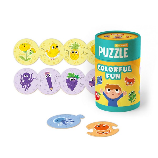 MON Puzzle 2 az 1-ben játék - Színes szórakozás