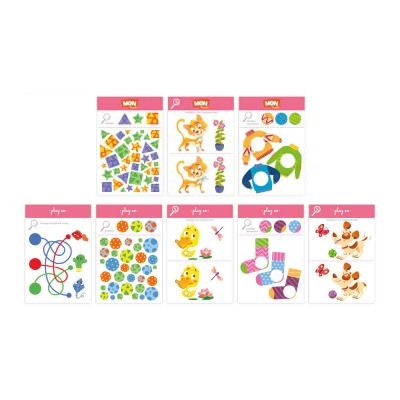 MON Puzzle 2 az 1-ben játék - Színes szórakozás