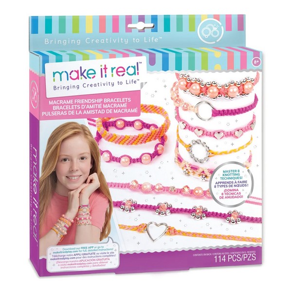 Make It Real Ékszerkészítés Makramé Barátságkarkötők