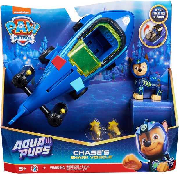 Mancs őrjárat Aqua Pups Chase járművel