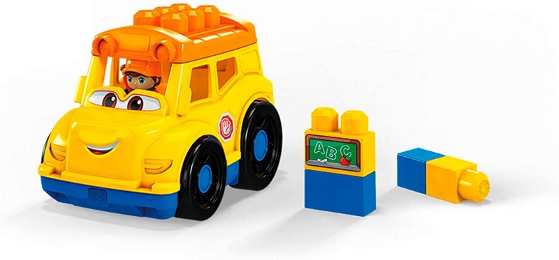 Mega Bloks Jármű Figurával - Iskolabusz