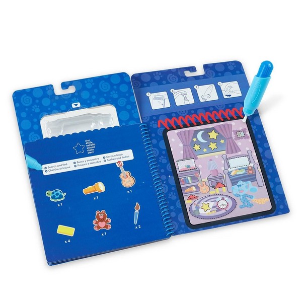 Melissa &amp; Doug Rajzolás Vízzel Azúrkék Nyomok És Te - Formák