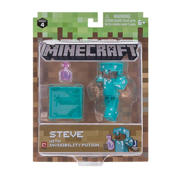 Minecraft Figura Steve With Invisibility Potion