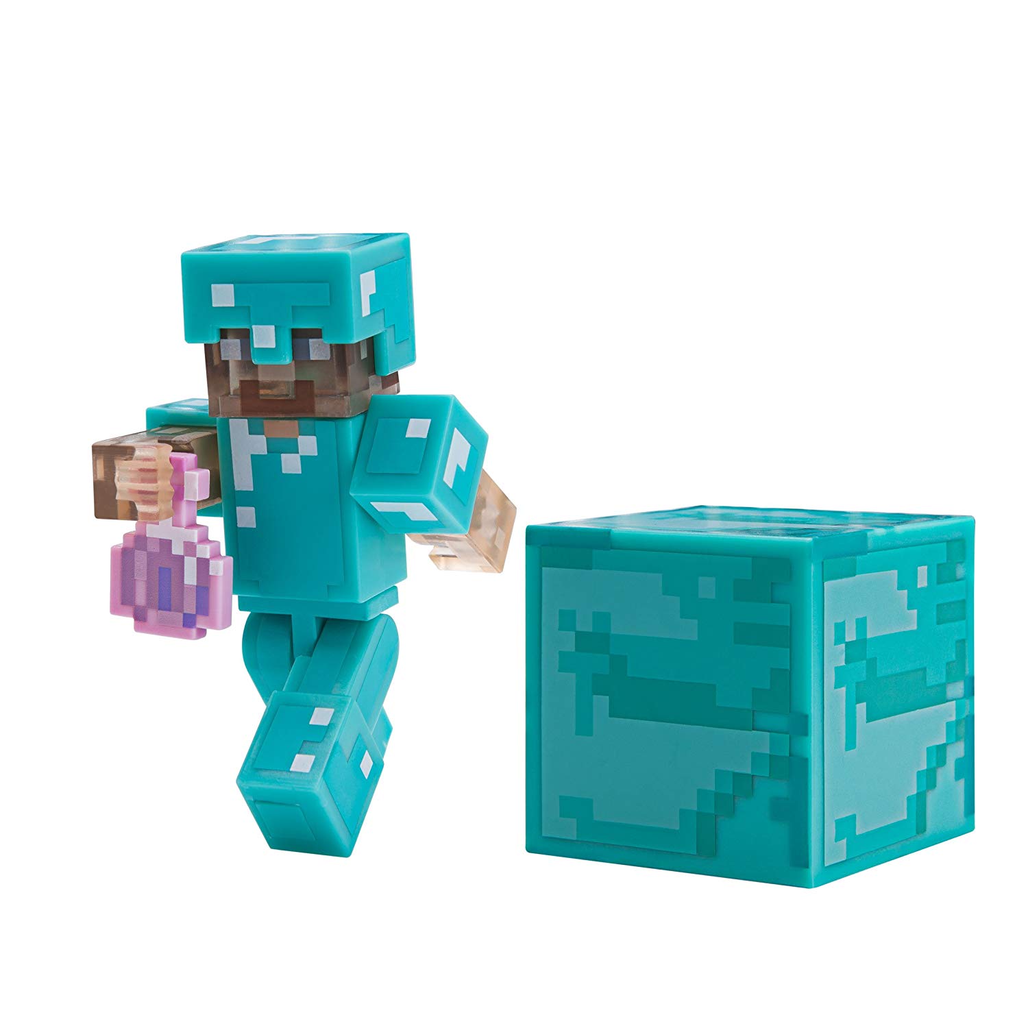 Minecraft Figura Steve With Invisibility Potion