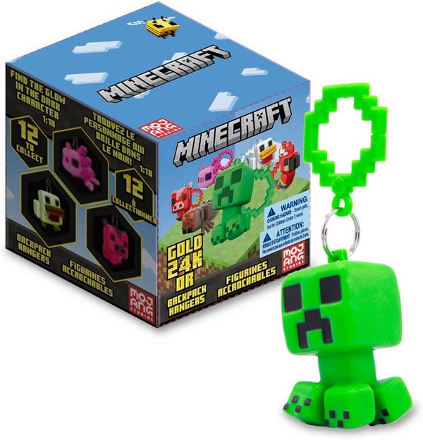 Minecraft Hátizsákra Akasztható Meglepetés Figura