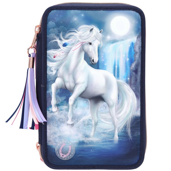 Miss Melody 3 emeletes Töltött Tolltartó Ledes