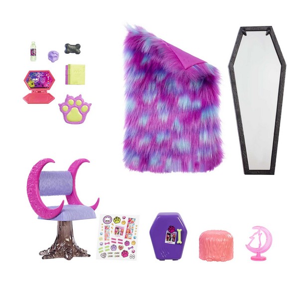Monster High Clawdeen Rém Menő Szobája