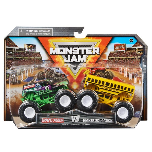 Monster Jam 1:64 kisautók 2-es csomag, többféle