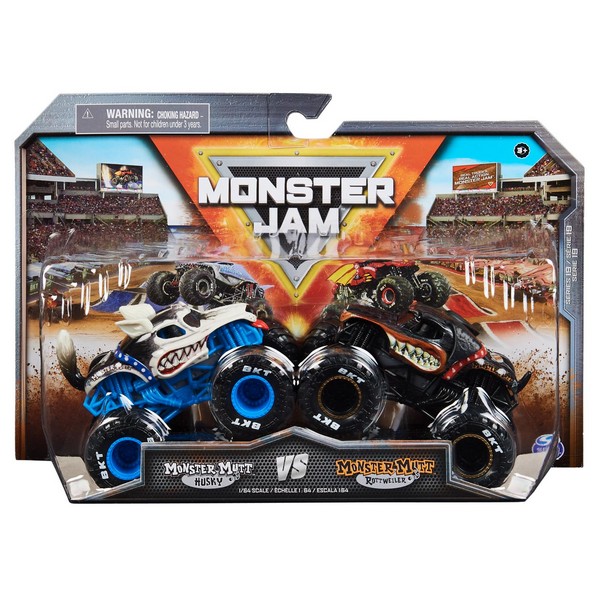 Monster Jam 1:64 kisautók 2-es csomag, többféle