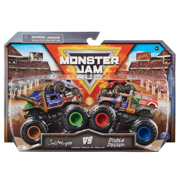 Monster Jam 1:64 kisautók 2-es csomag, többféle