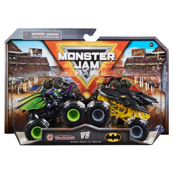 Monster Jam 1:64 kisautók 2-es csomag, többféle