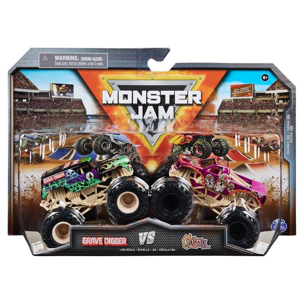 Monster Jam 1:64 kisautók 2-es csomag, többféle